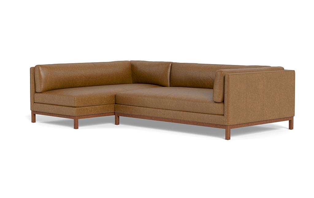Jasper Leather Left Chaise Sectional - Image 2