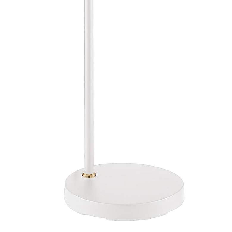Lite Source Tanko Adjustable Reading Floor Lamp, White - Image 3
