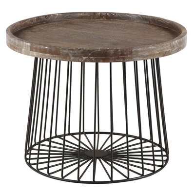 Kittanning Tray Top Drum End Table - Image 0