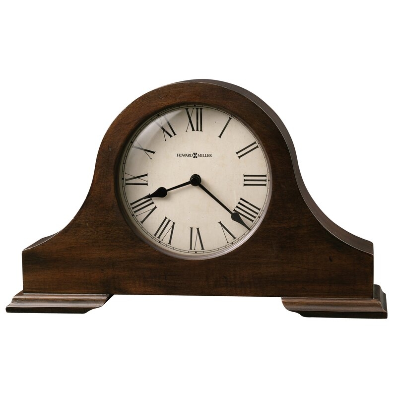 Howard Miller® Humphrey Traditional Analog Quartz Tabletop Clock in Hampton Cherry - Image 0