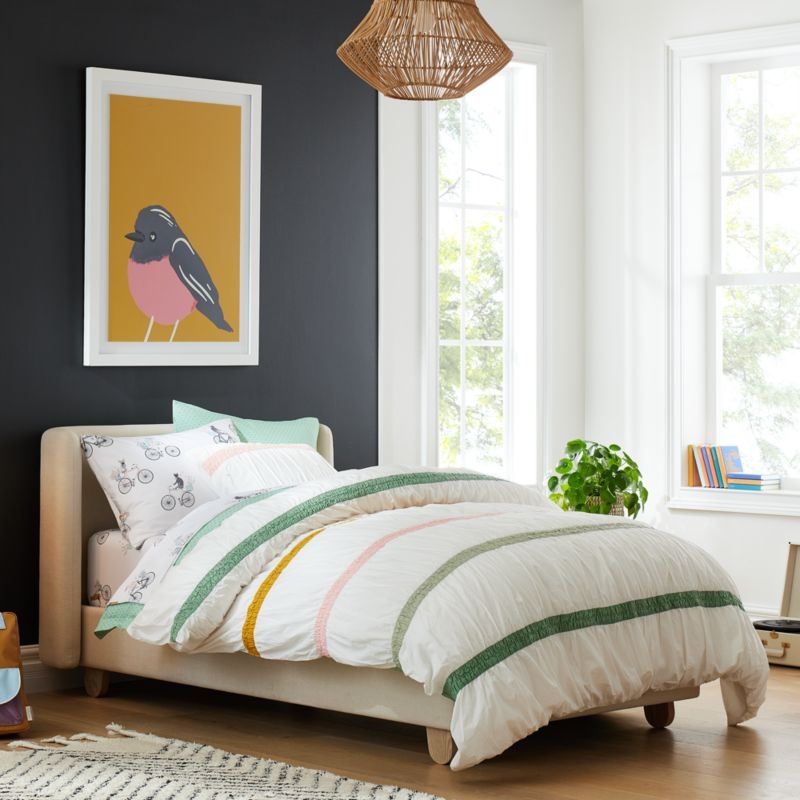 Pismo Natural Full Upholstered Bed - Image 2