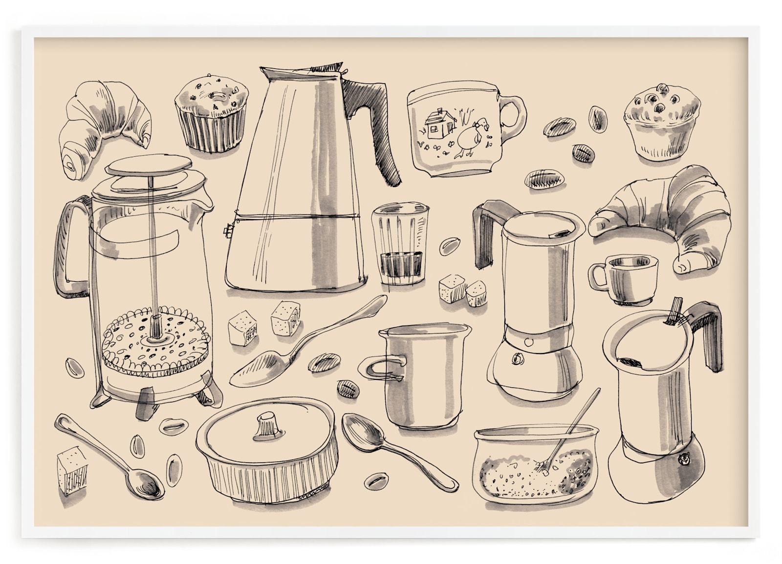 Breakfast With Coffee Limited Edition Fine Art Print 2 - Image 0