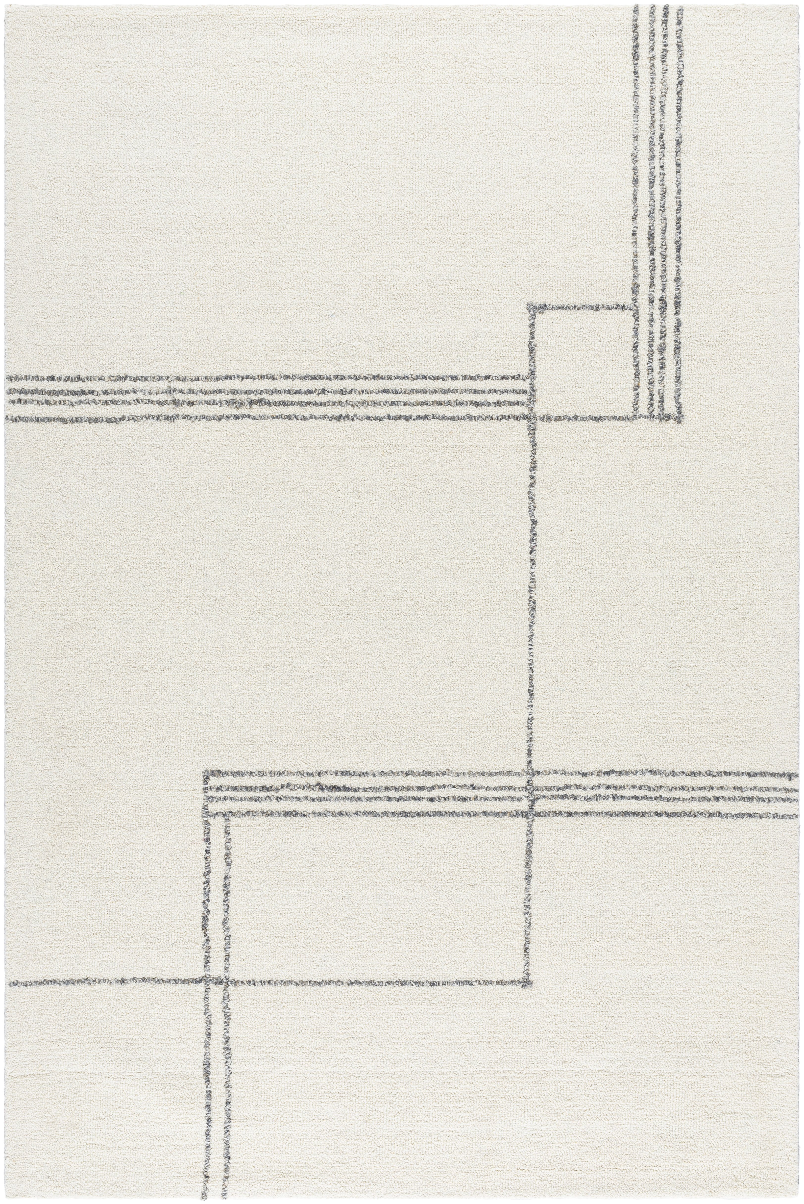 Livabliss Falcao Beige Indoor 5' x 7'6" Handmade Rug - Image 0
