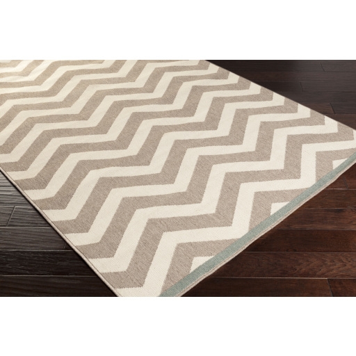 Alfresco Beige Outdoor 2'5" x 11'10" Machine Woven Rug - Image 6