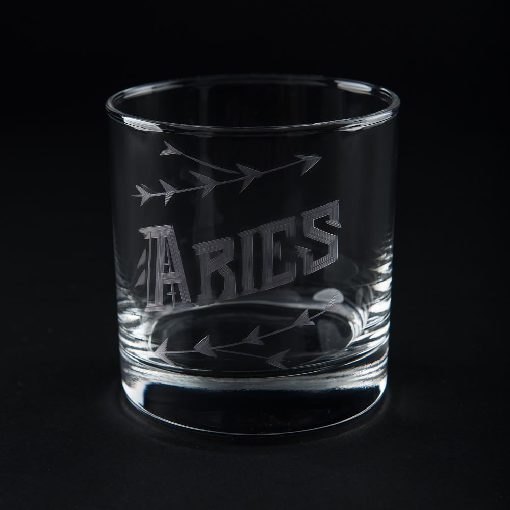 Zodiac Glass, Aries - Image 0