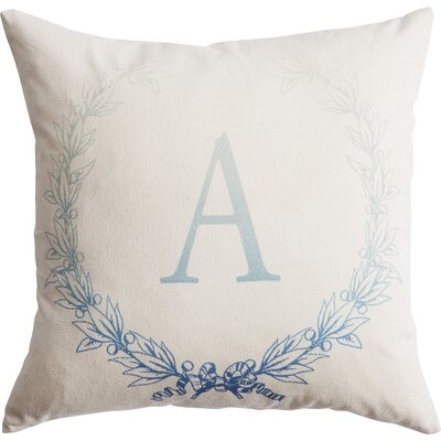 Laurel Square Cotton Pillow Cover & Insert - Image 0
