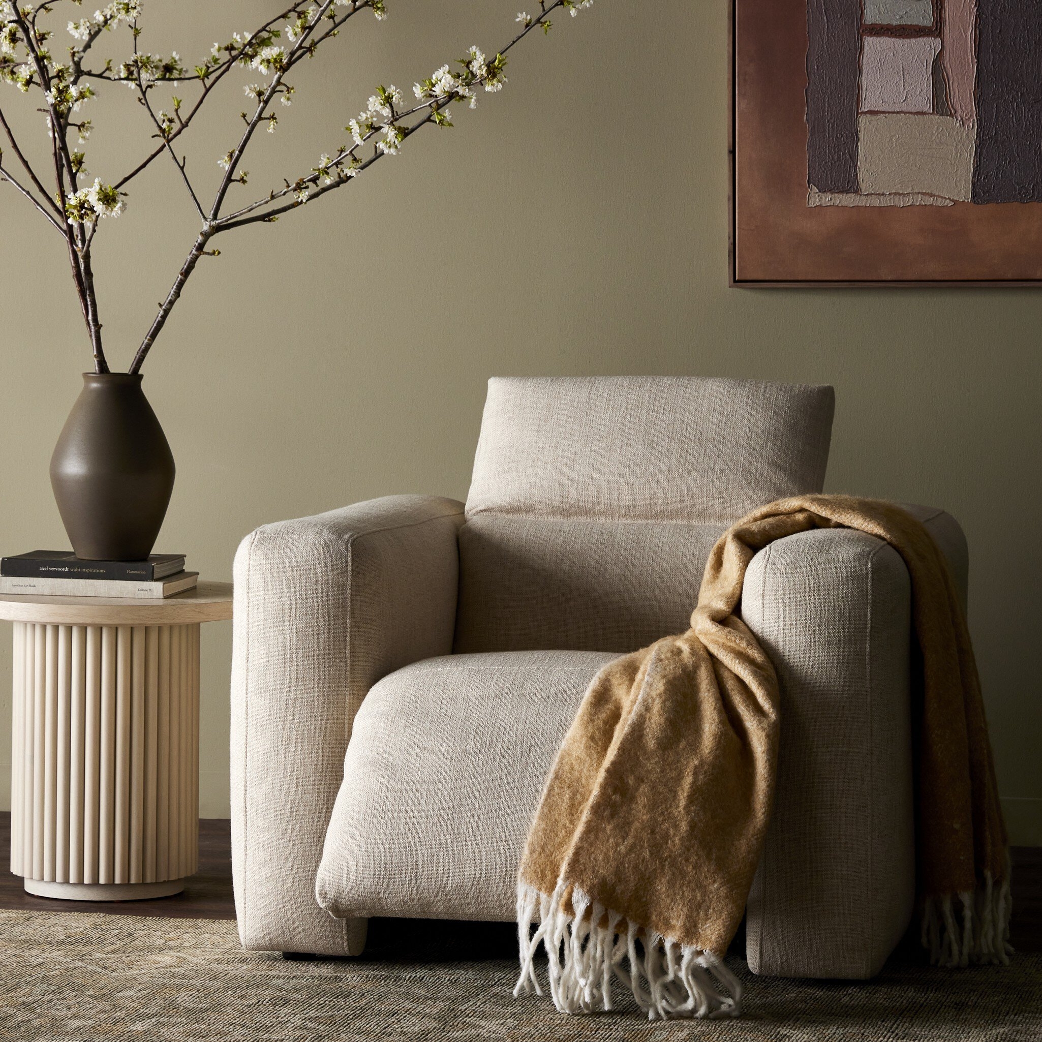 Radley Power Recliner Accent Chair - Antigo Natural - Image 2