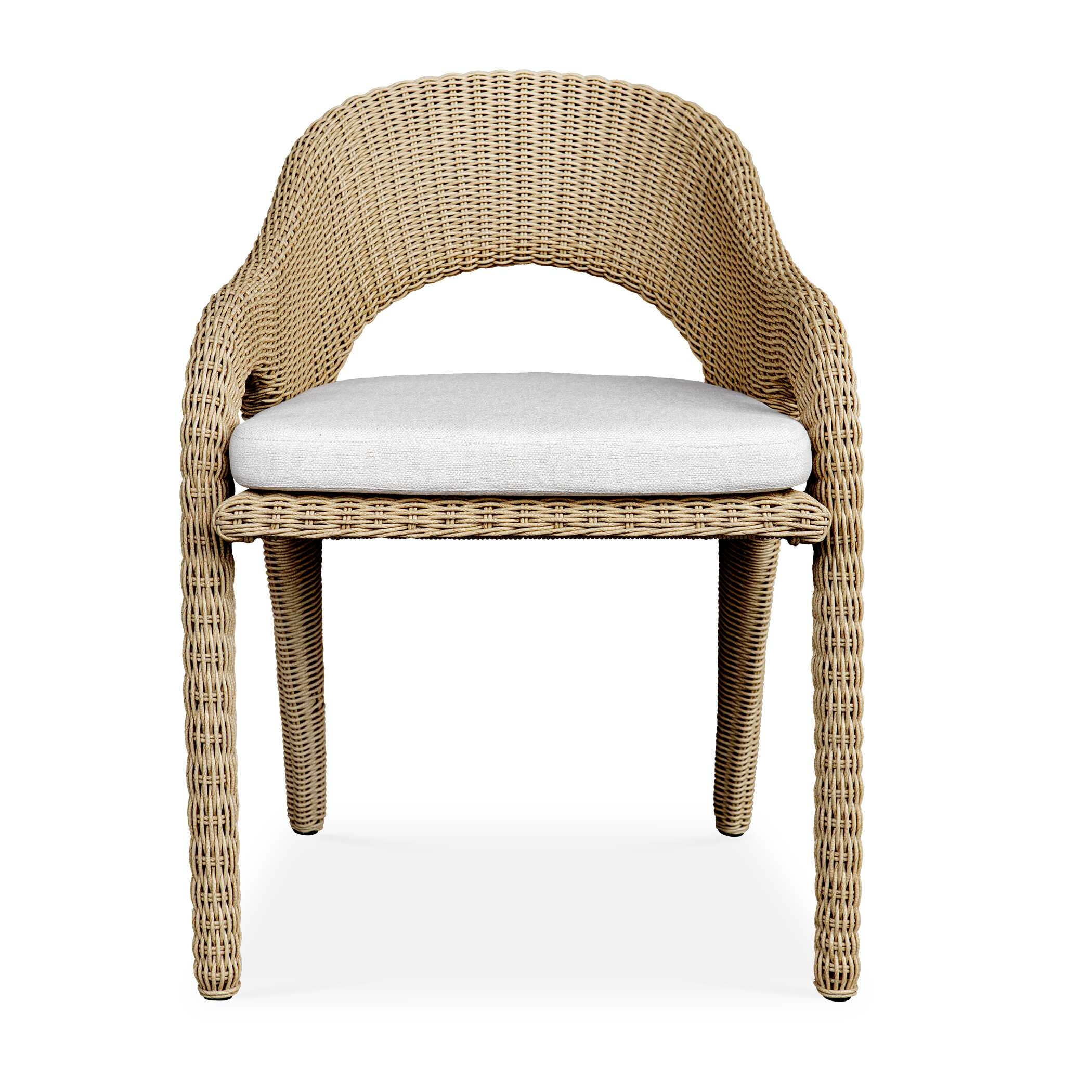 Kavali Outdoor Wicker Dining Armchair - Image 0