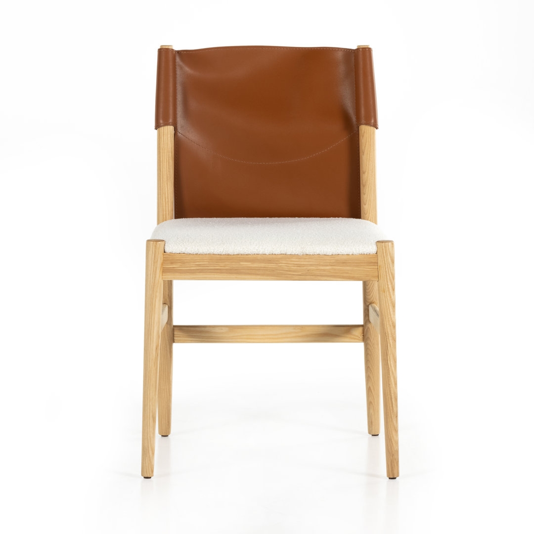 Four Hands Lulu Armless Dining Chair, Saddle Leather - Image 0
