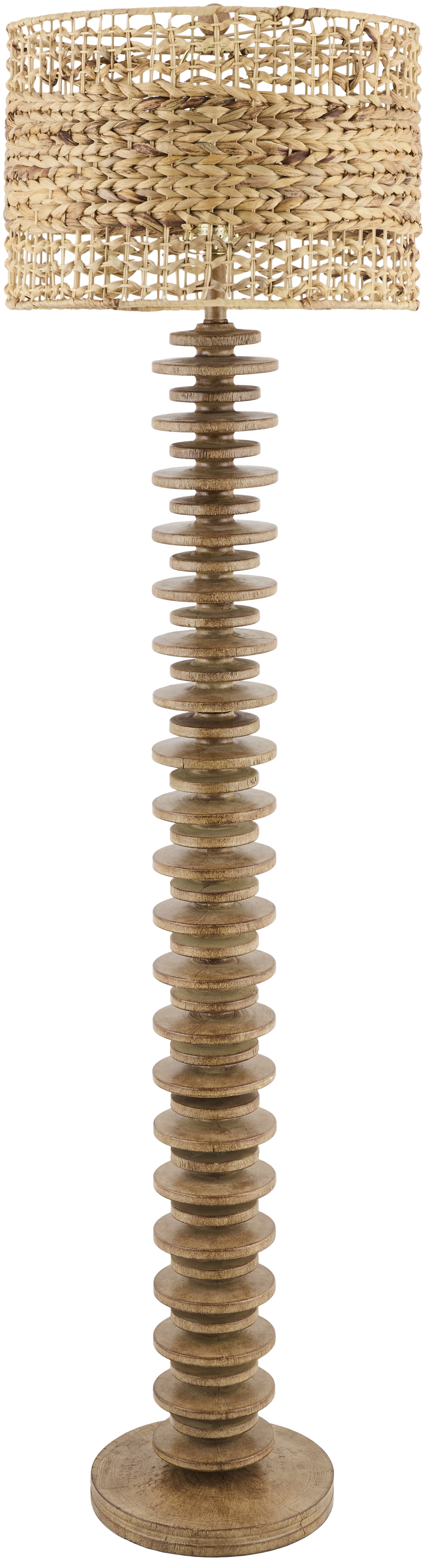 Ukwi  Painted 65"H x 18"W x 18"D Accent Floor Lamp - Image 0