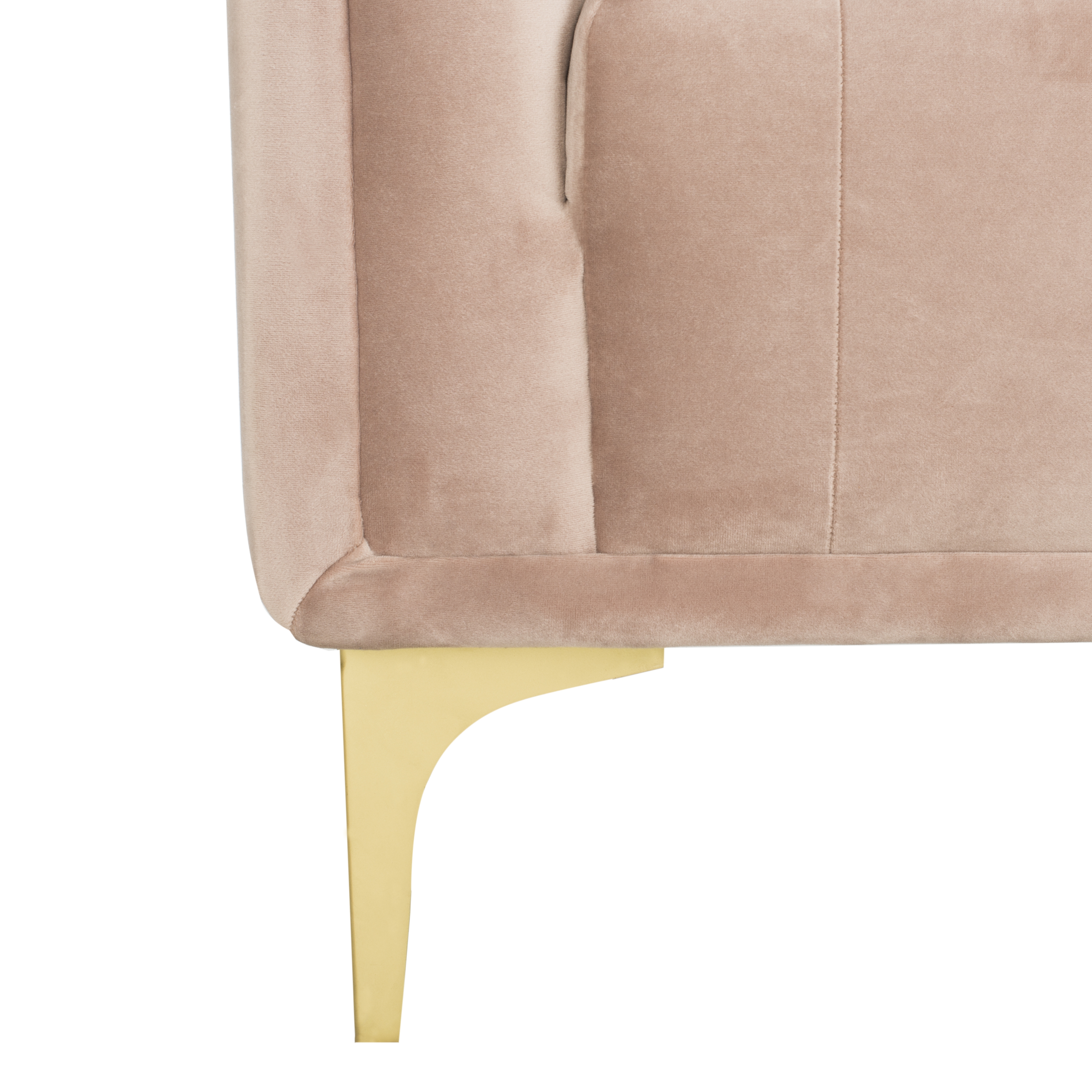 Florentino Tufted Sofa - Pale Mauve - Arlo Home - Image 1