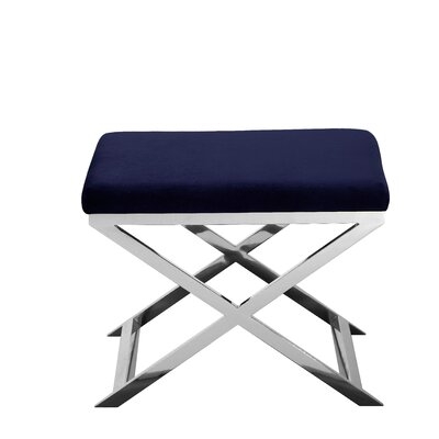 Axel Stainless Steel Accent Stool - Image 0