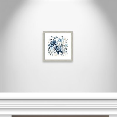 "Indigo Garden II" Framed Print - Image 0