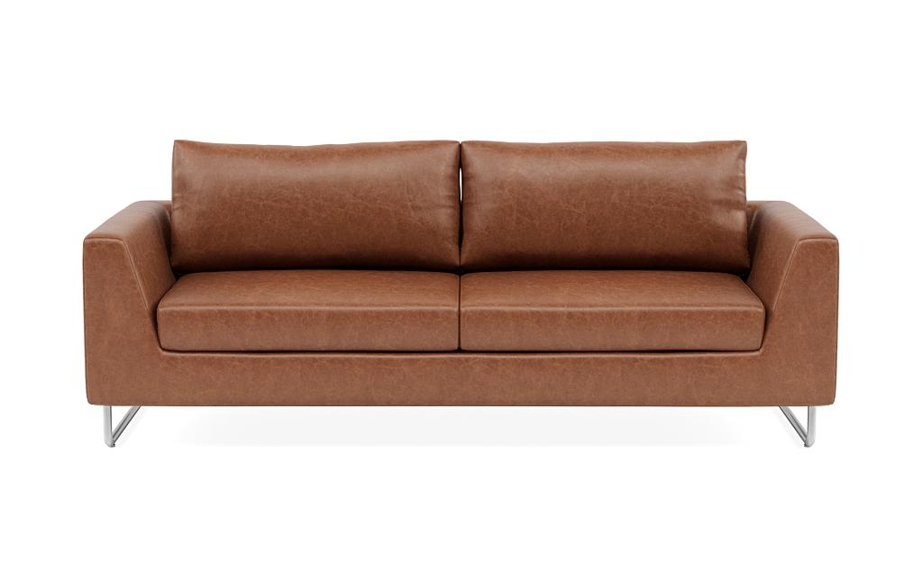 Asher 2-Seat Leather Sofa - Image 0