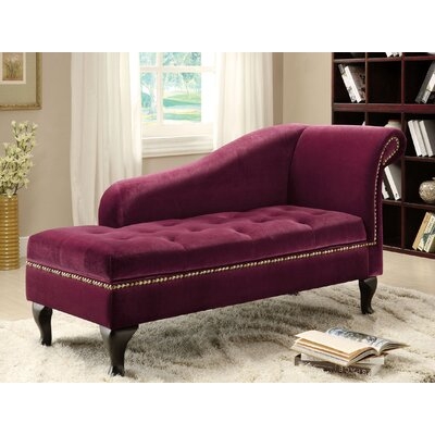 Coral Chaise Lounge with Storage - Image 0