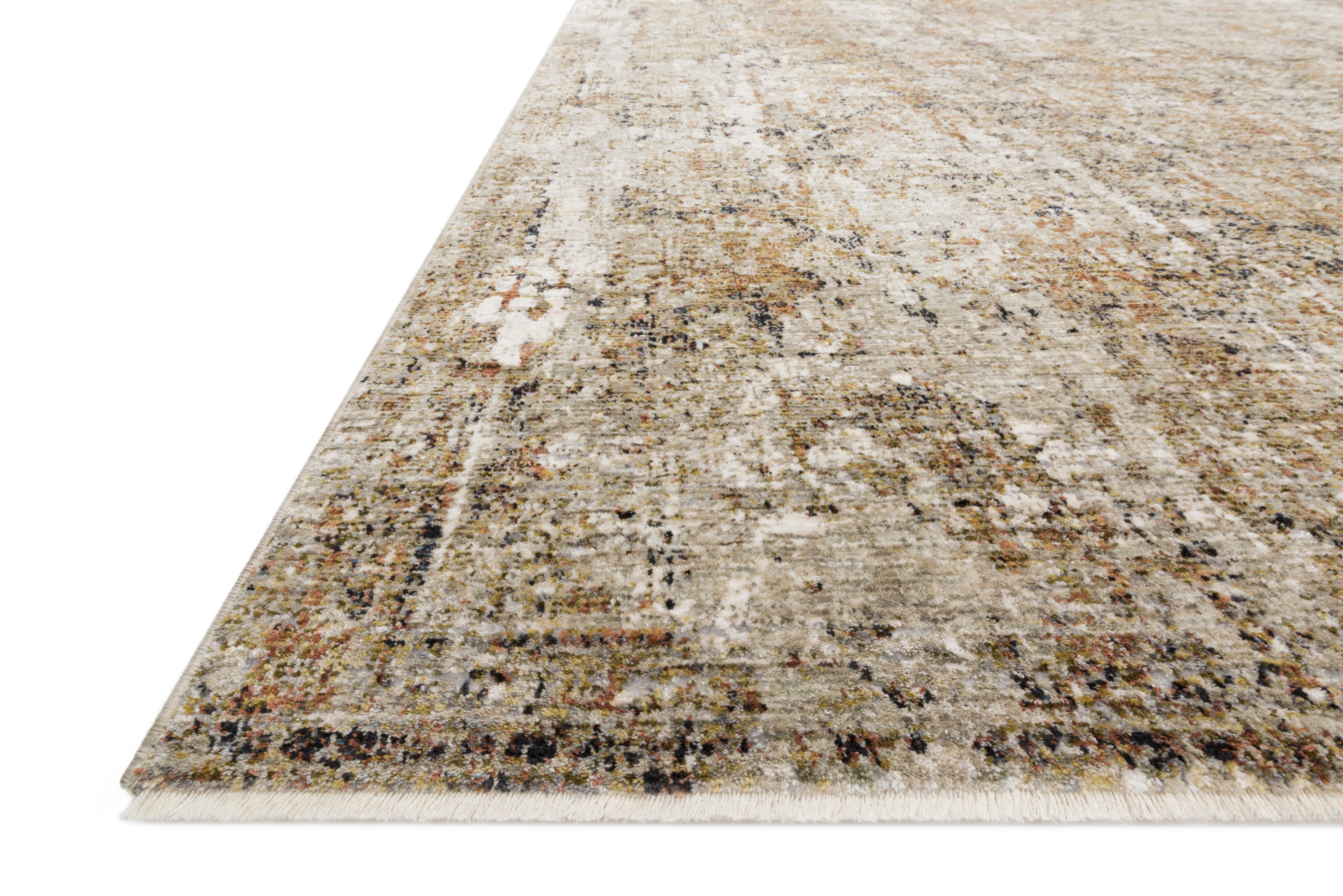 Loloi Theia Taupe / Gold 5'-0" x 8'-0" - Image 1