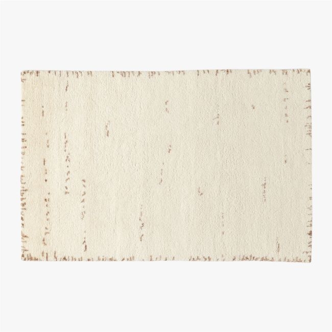 Marrin Hand-Knotted Ivory New Zealand Wool Area Rug 5'x8' - Image 0