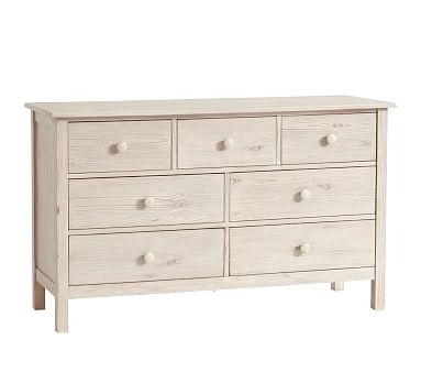 Kendall Extra-Wide Nursery Dresser, Weathered White, In-Home Delivery - Image 0
