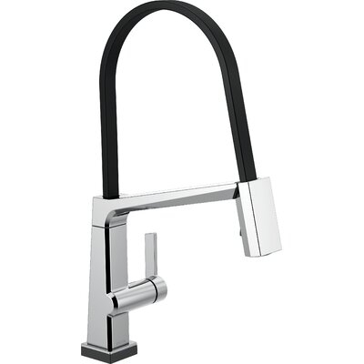 Pivotal Pull Down Touch Single Handle Kitchen Faucet - Image 0