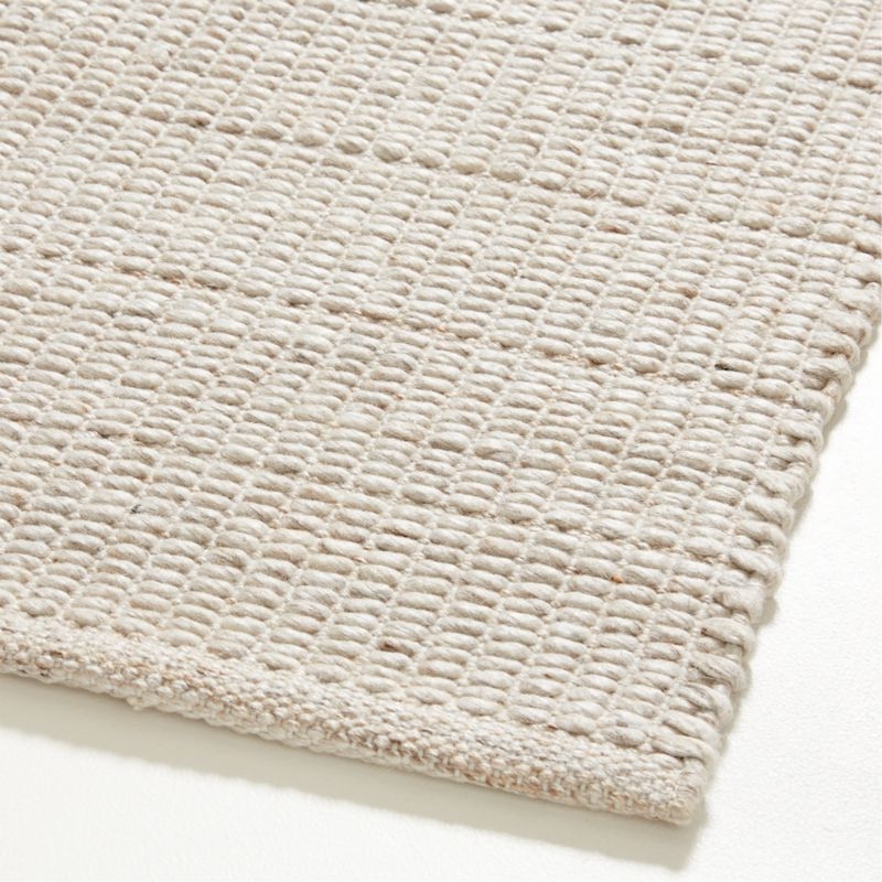 Andalucia Performance Handwoven Sand Beige Area Rug 6'x9' - Image 3