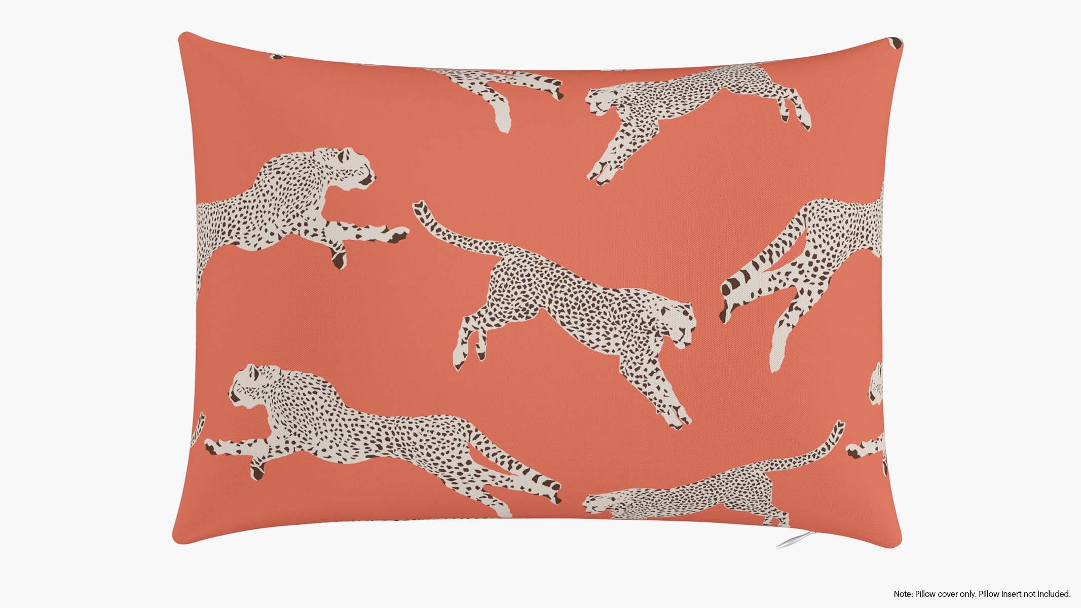 Throw Pillow Cover 14" x 20", Henna Cheetah, 14" x 20" - Image 0