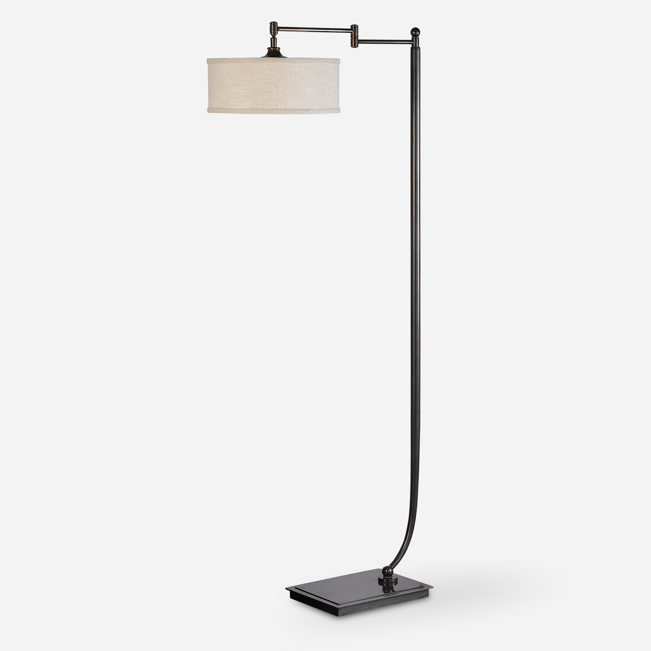 Lamine Dark Bronze Floor Lamp - Image 0