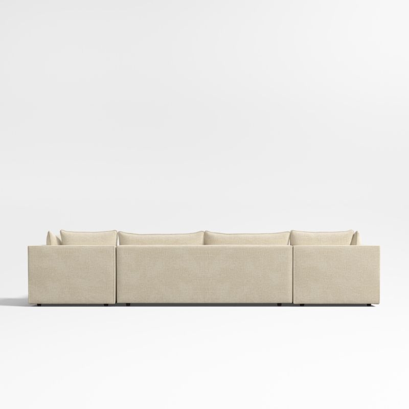 Lotus Deep Modular 5-Piece Sectional Sofa with Ottomans - Image 4