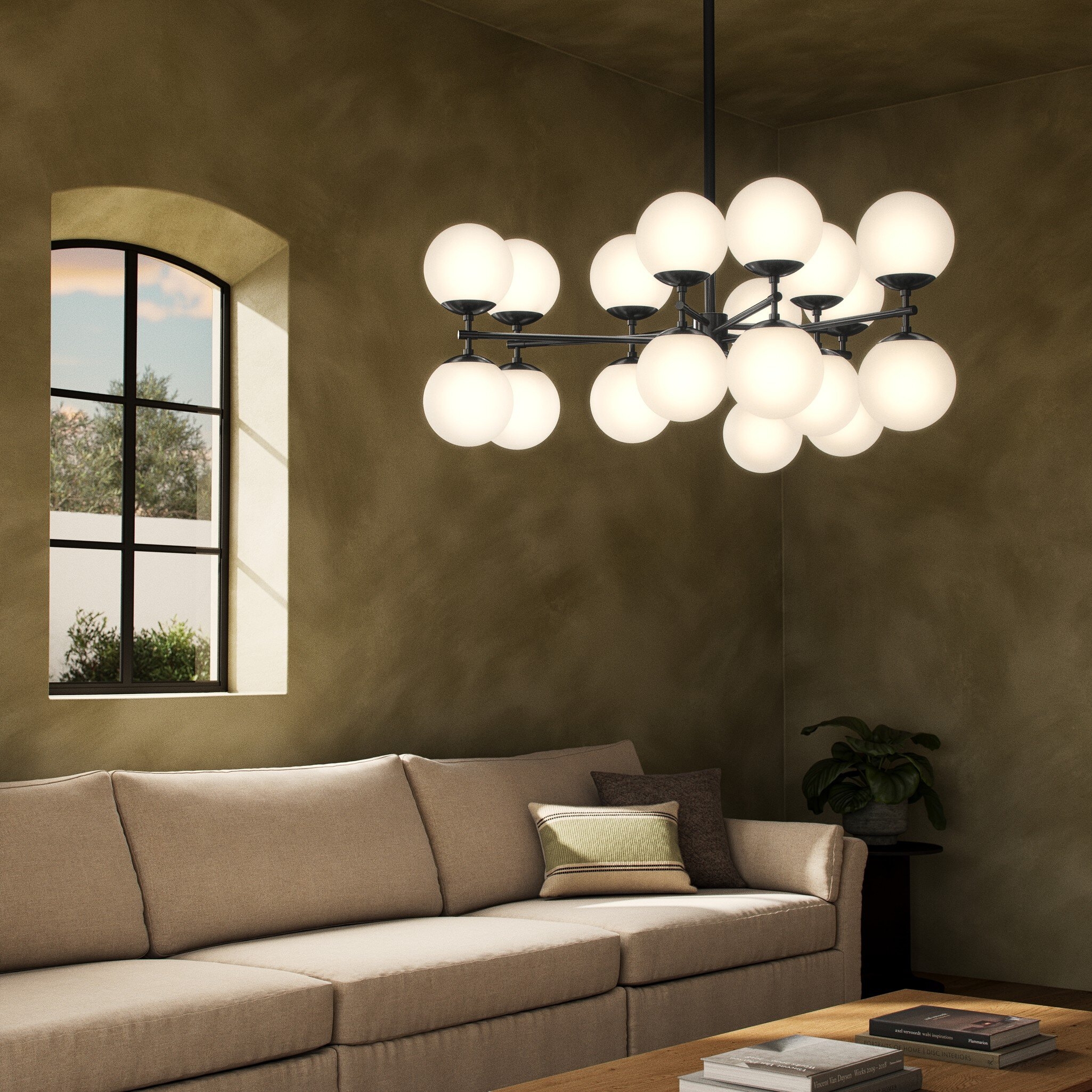 Zodiac Chandelier - Black Gunmetal - Image 1