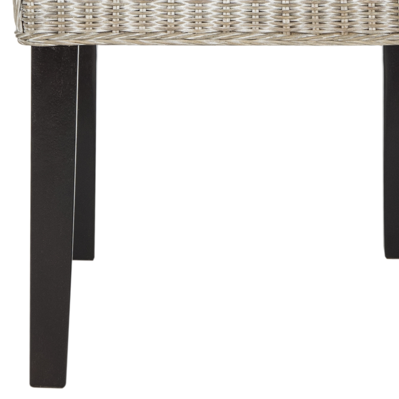 Odette 19''H Wicker Dining Chair - Antique Grey - Safavieh - Image 6