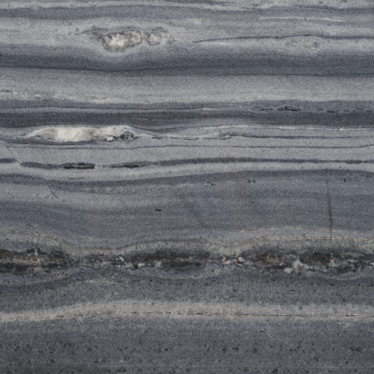 Guernica 1 Shelf Rectangle Accent Table - Grey Marble / Black - Safavieh - Image 4