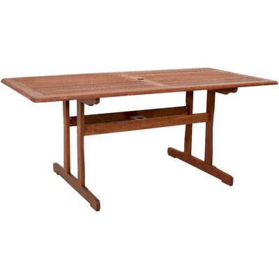 Meranti Wood 6-Foot Dining Table - Image 0