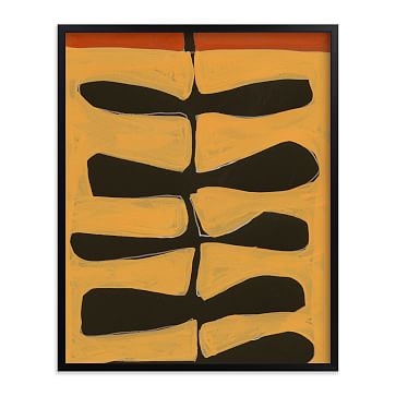 Leaves and a Stem No. 2, 16"x20", Black Wood Frame - Image 2