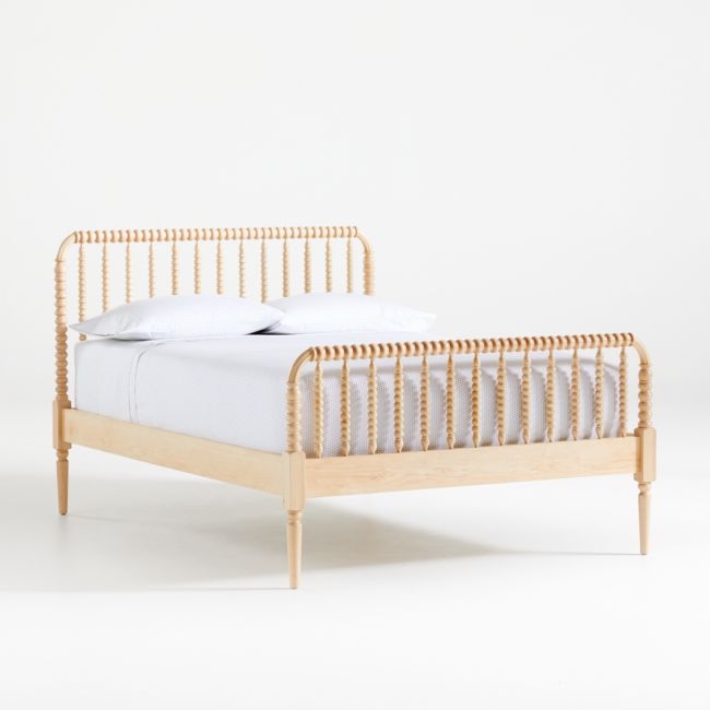 Jenny Lind Maple Wood Spindle Kids Full Bed - Image 0