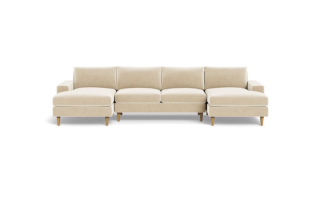 Saylor Wide Arm 3-Piece U-Sectional - Image 0