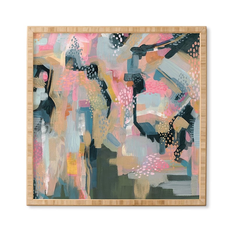 Eye Candy by Stephanie Corfee - Framed Wall Art Bamboo 12" x 12" - Image 2