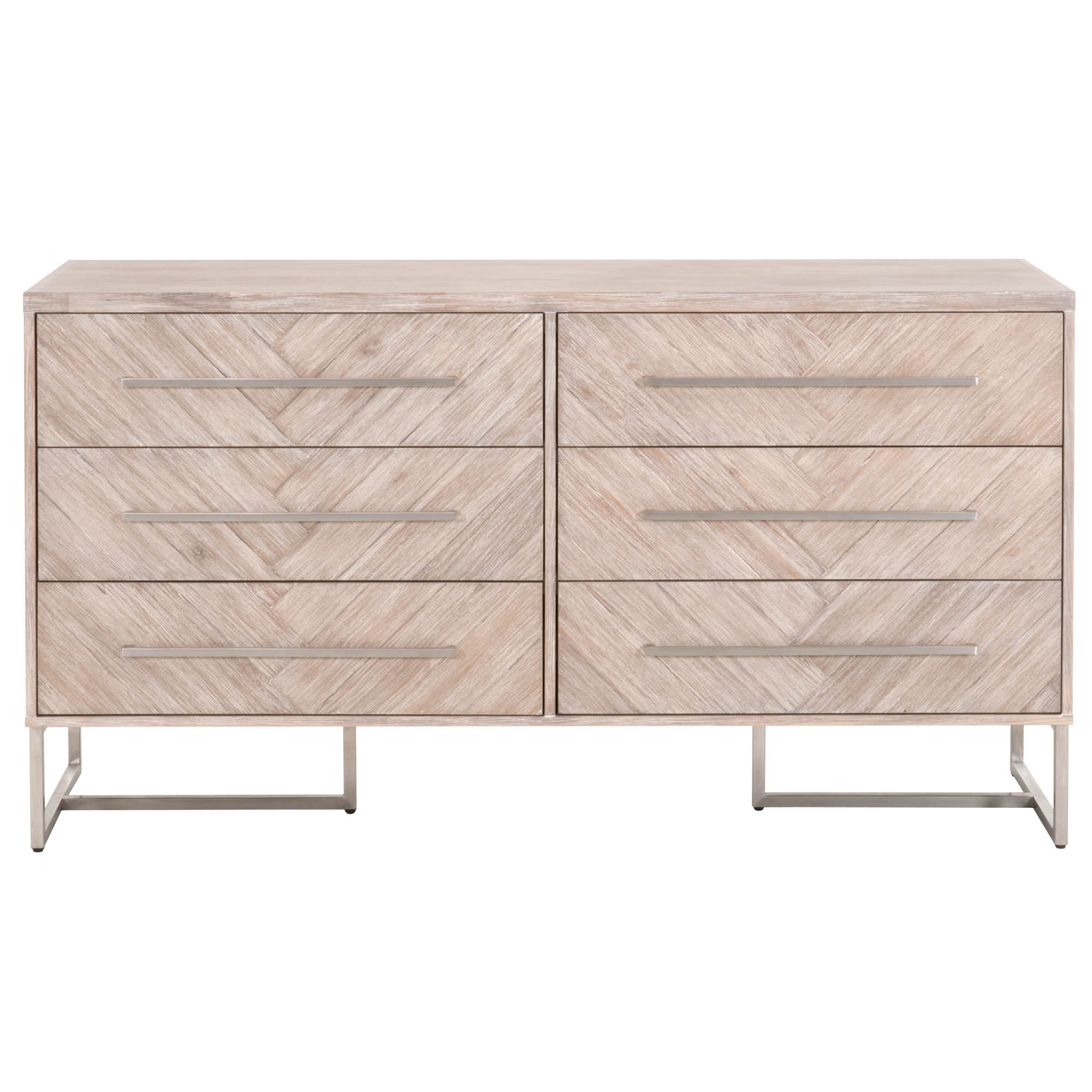Mosaic Double Dresser, Natural Gray - Image 1