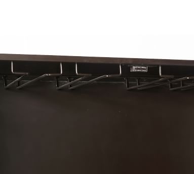 Metalli Metal Bar Cabinet, Brown - Image 1