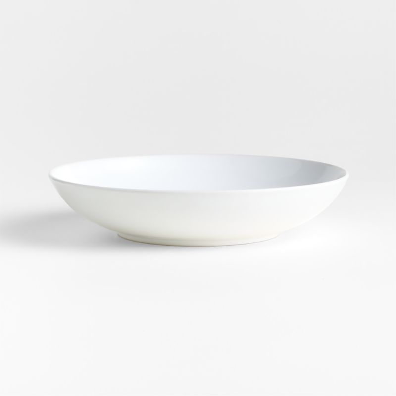 Craft White Stoneware Low Bowls, Set of 8 - Image 2