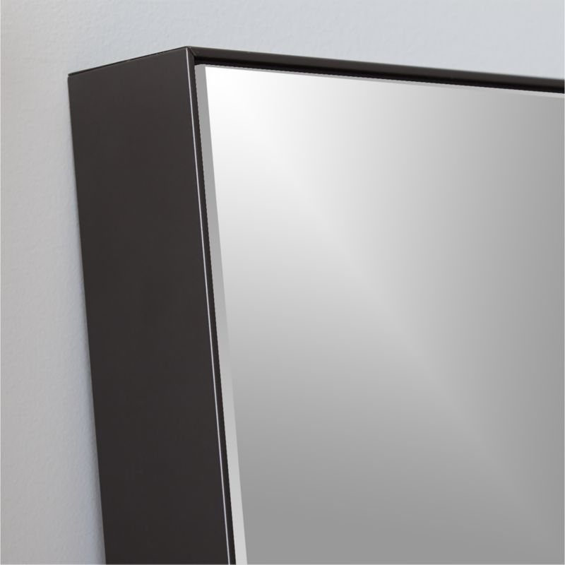 Infinity Black Floor Mirror 48"x76" Purchase now and we'll ship when it's available.  Estimated in late June. - Image 2