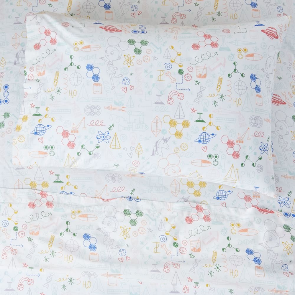 Ada Twist Doodle Pillowcase, Multi, WE Kids - Image 0