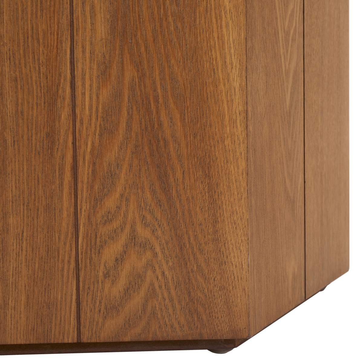 Rafaela Hexagon Accent Table - Natural Brown / Black - Safavieh - Image 4