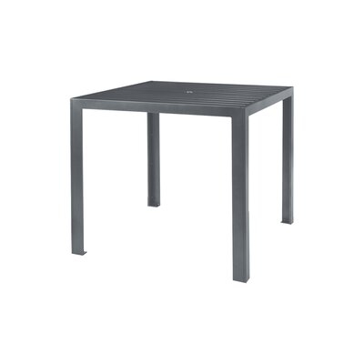 Slat Counter Aluminum Bar Table - Image 0