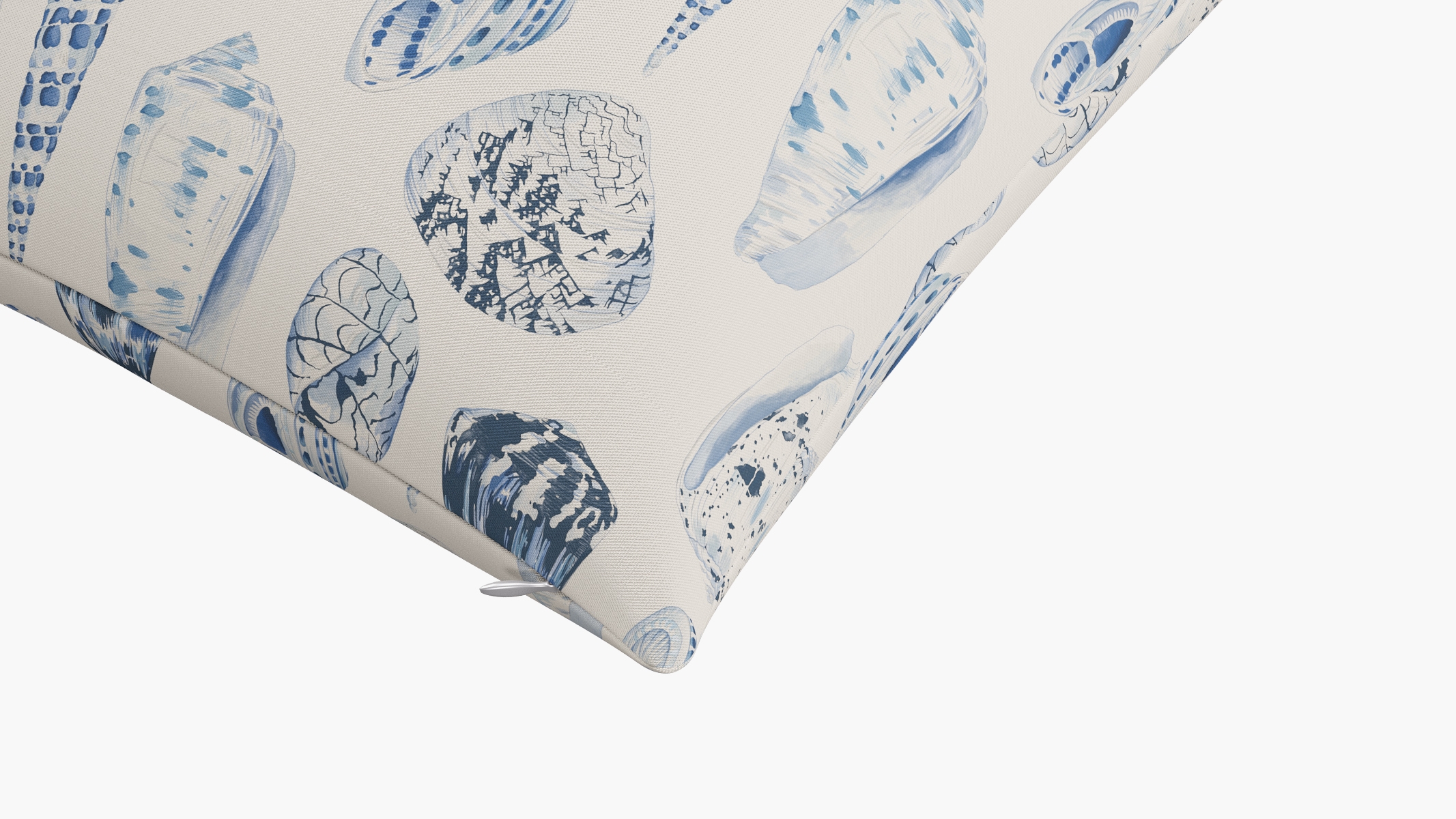 Throw Pillow 22", Porcelain Coquina, 22" x 22" - Image 1