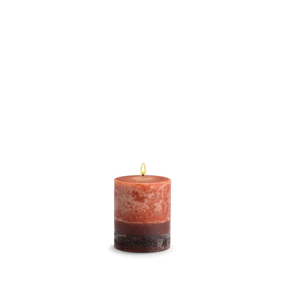 Pillar Candle, Wax, Patchouli Sandalwood, 3"x3" - Image 0