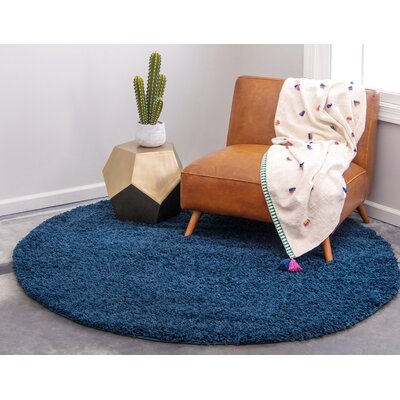 Marcy Navy Blue Area Rug - Image 0
