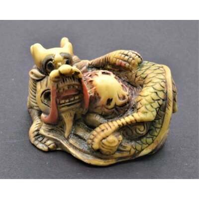 Ahmonie Dragon Netsuke Figurine - Image 0