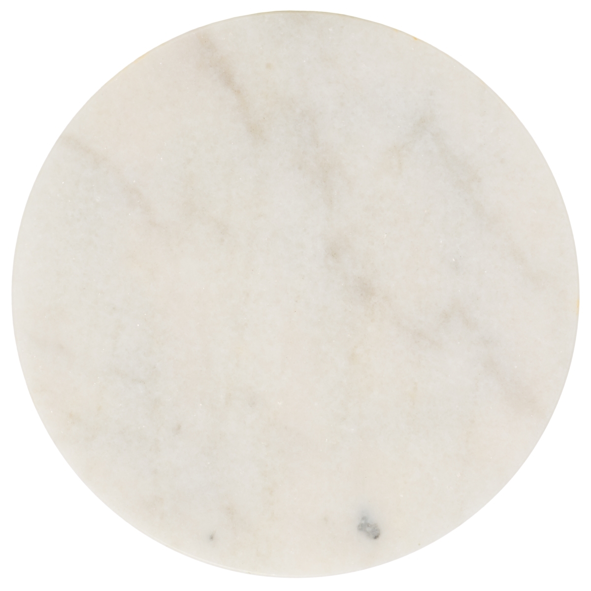 Fabrianna Marble Top Drink Table - Black / White - Safavieh - Image 4