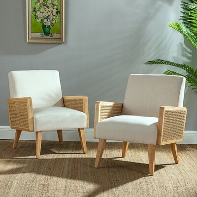 Esme Upholstered Armchair (Set of 2) - Image 0