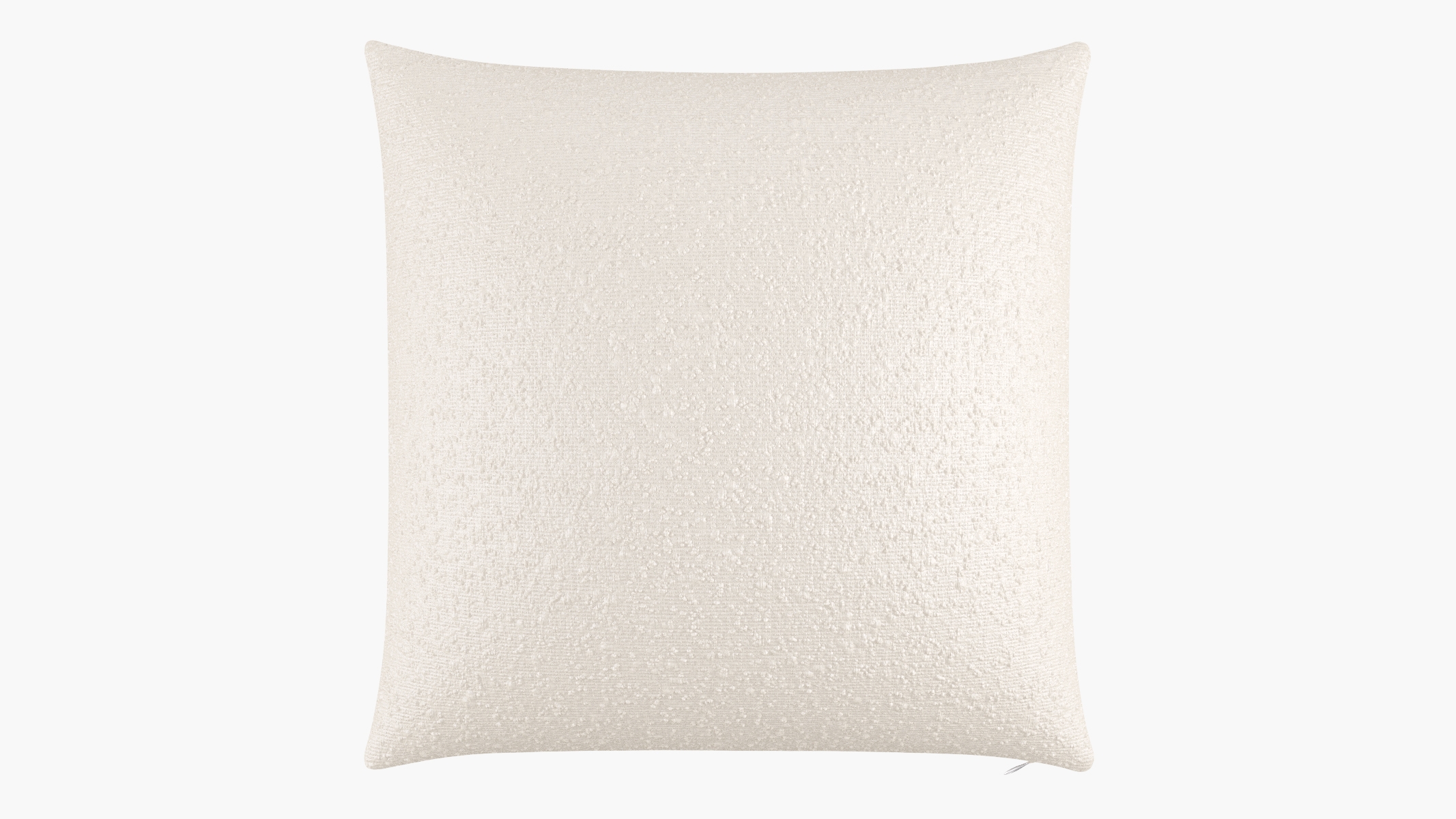 Throw Pillow 26", Snow Bouclé, 26" x 26" - Image 0