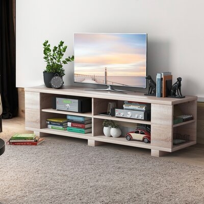 Union Rustic Tv Stand Entertainment Media Center Console For Tv's Up To 60'' W/storage Shelves - Image 0